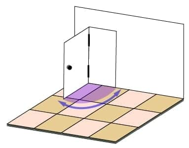 ドアの開閉確認