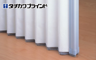 アコーデオンカーテン すきまガード仕様