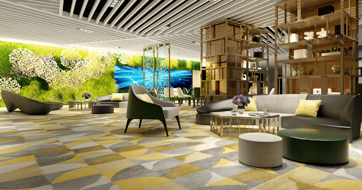 タイルカーペットの組み合わせ方法 オフィスのイメージを決める組み合わせ術を紹介 松装