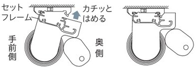 天井付けの取付方法2