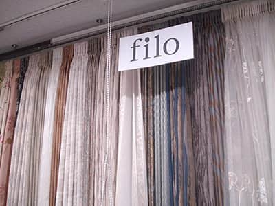 川島織物セルコンの最高品質Filo商品を数多く展示しております。