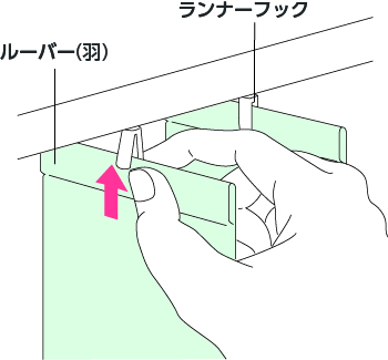 バトンの取付