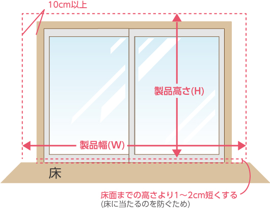 正面付け掃き出し窓2