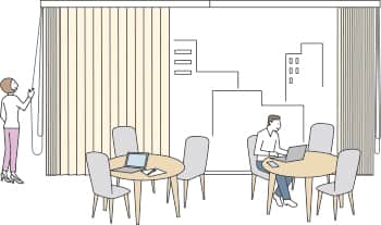 オプション バーチカルブラインド タチカワ｜オフィス・店舗・施設向け