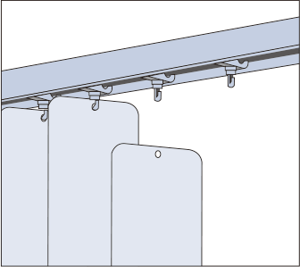 カーブタイプ バーチカルブラインド タチカワ｜業務用縦型ブラインド